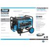 Pulsar Products PG5250BCO 5250 / 4250 -Watt Gasoline/Liquid propane Dual fuel Portable Generator