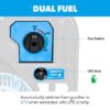 Pulsar Products PGX5250BIXCO 5250 -Watt Dual Fuel (Gasoline/Propane) Inverter Generator