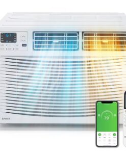 ROVSUN LO1G46000972 Extra Large Room Window Air Conditioner with Heater, Remote Included ( 230-Volt , 18000-BTU )