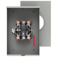 Siemens 40405-025F 200 1 Gang Ringless Overhead/Underground Meter Socket