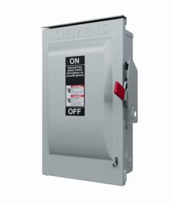 Siemens GF323NRA 100 Amp 3-phase (240V) Fusible Outdoor General-duty Safety switch Disconnect