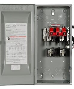 Siemens HF223N Type VBII 100 Amp Single phase (120V/240V) Fusible Indoor Heavy-duty Safety switch Disconnect