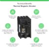 Square D HOM2125CP Homeline 125-amp 2 -Pole Standard trip Circuit Breaker