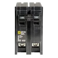 Square D HOM2125CP Homeline 125-amp 2 -Pole Standard trip Circuit Breaker