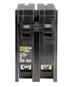 Square D HOM2125CP Homeline 125-amp 2 -Pole Standard trip Circuit Breaker
