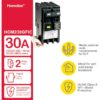 Square D HOM230GFIC Homeline 30-amp 2 -Pole GFCI Circuit Breaker