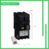 Square D HOM230GFIC Homeline 30-amp 2 -Pole GFCI Circuit Breaker