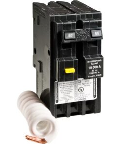 Square D HOM250GFICP Homeline 50-amp 2 -Pole GFCI Circuit Breaker