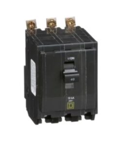 Square D QOB340 QO 40-amp 3 -Pole Standard trip Circuit Breaker