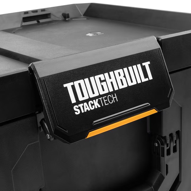 TOUGHBUILT TB-B1-B-50 STACKTECH Large 21-in W x 11.7-in H x 16-in D Plastic Metal Tool Box9-_11zon TOUGHBUILT TB-B1-B-50 STACKTECH Large 21-in W x 11.7-in H x 16-in D Plastic/Metal Tool Box