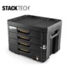 TOUGHBUILT TB-B1-D-74 STACKTECH 20.98-in W x 15.55-in H x 15.98-in D BLACK Plastic/Metal Tool Box