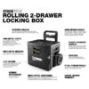 TOUGHBUILT TB-B1-D-R92 STACKTECH 22.83-in W x 26.06-in H x 19.8-in D Black Plastic/Metal Rolling Tool Box