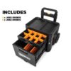 TOUGHBUILT TB-B1-D-R92 STACKTECH 22.83-in W x 26.06-in H x 19.8-in D Black Plastic/Metal Rolling Tool Box