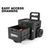 TOUGHBUILT TB-B1-D-R92 STACKTECH 22.83-in W x 26.06-in H x 19.8-in D Black Plastic/Metal Rolling Tool Box