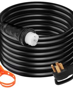 VEVOR 20FT 50AMP STW 6/3 + 8/1 N14-50P/CS6364 Locking Connector Generator cord