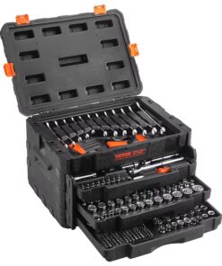 VEVOR 450 -Piece Metric and standard (SAE) Mechanics Tool Set with Hard Case