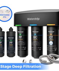 Waterdrop BL-WD-TSA-2PP WD-TSA with 10PP Filter Triple-stage Composite/Activated carbon Under Sink Water Filtration System
