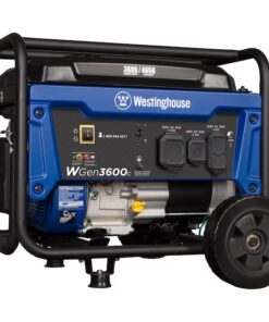 Westinghouse WGen3600c Recoil Start 4650 / 3600 -Watt Gasoline Single fuel Portable Generator