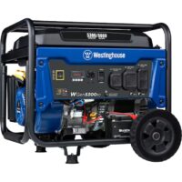 Westinghouse WGen5300sc Electric Start 6600 / 5300 -Watt Gasoline Single fuel Portable Generator