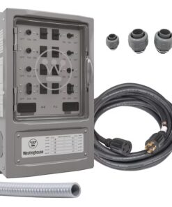 Westinghouse WMTS30A10C 30 -Amp 7500 Rated Watt Transfer Switch Kit Manual Transfer Switch
