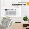 Whirlpool WHAW101CW Medium Room Window Air Conditioner , Remote Included ( 115-Volt , 10000-BTU )