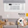 Whirlpool WHHW122AW Supplemental Heat Capability Large Room Window Air Conditioner with Heater, Remote Included ( 230-Volt , 12000-BTU )