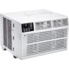 Whirlpool WHHW182BW Supplemental Heat Capability Extra Large Room Window Air Conditioner with Heater, Remote Included ( 230-Volt , 18000-BTU )