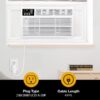 Whirlpool WHHW182BW Supplemental Heat Capability Extra Large Room Window Air Conditioner with Heater, Remote Included ( 230-Volt , 18000-BTU )