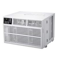 Whirlpool WHHW182BW Supplemental Heat Capability Extra Large Room Window Air Conditioner with Heater, Remote Included ( 230-Volt , 18000-BTU )
