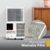 Whirlpool WHNP141HAW 10,000 BTU SACC 115-Volt Vented Large Room Portable Air Conditioner with Heater, Remote Included