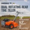 YARDMAX YT4565 212-cc 18-in Rear -Tine Dual-rotating Tiller