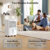 YAUFEY 163A-HD YDY 32 pt. Dehumidifier (For Rooms 1501 - 3000 sq. ft) For Basements, Bathrooms, in White