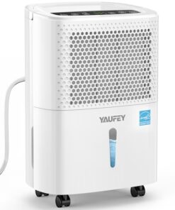 YAUFEY 163A-HD YDY 32 pt. Dehumidifier (For Rooms 1501 - 3000 sq. ft) For Basements, Bathrooms, in White