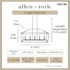 allen + roth CH31-5PNK Lane 5 -Light Polished Nickel Transitional Linear Medium Outdoor Hanging Kitchen Island Light