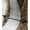 allen + roth KHV4993A Adara 3 -Light Natural Traditional Rattan Cage Drum Medium Hanging Pendant Light