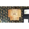 allen + roth KHV4993A Adara 3 -Light Natural Traditional Rattan Cage Drum Medium Hanging Pendant Light