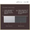 allen + roth VDR3322LA1-S Theo Drop-in or undermount 33-in x 22-in Stainless steel Single bowl 18 -Gauge Kitchen Sink