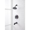 allen + roth 873X-732707 Townley Oil rubbed bronze 1-handle 6.0-in Round Bathtub and shower Faucet with Valve (Single Function)