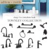 allen + roth 873X-732707 Townley Oil rubbed bronze 1-handle 6.0-in Round Bathtub and shower Faucet with Valve (Single Function)