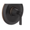 allen + roth 873X-732707 Townley Oil rubbed bronze 1-handle 6.0-in Round Bathtub and shower Faucet with Valve (Single Function)