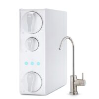 iSpring RO500AK-BN NSF Certified Tankless RO Water Filtration System Triple-stage Carbon block Reverse Osmosis Filtration Under Sink Water Filtration System with Brushed Nickel Faucet