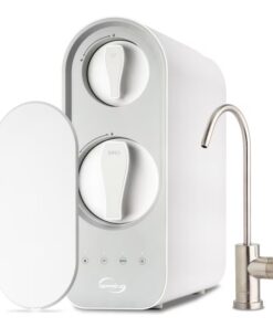 iSpring RO600-BN Dual-stage Membrane Yes, Reverse Osmosis Filtration Under Sink Water Filtration System with Brushed Nickel Faucet