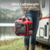 AMERISUN 2500-Watt Gas Powered Portable Inverter Generator for Home Use - Super Quiet Lightweight for RV and Camping, CO Sensor, Outdoor and Home Backup, Long Run Time