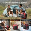 AMERISUN 2500-Watt Gas Powered Portable Inverter Generator for Home Use - Super Quiet Lightweight for RV and Camping, CO Sensor, Outdoor and Home Backup, Long Run Time