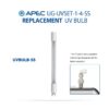 APEC Water UG-UVSET-1-4-SS UV Kit with 1/4 Inch Quick Connect Under Sink 12-Months Replacement Filter APEC Water UG-UVSET-1-4-SS UV Kit with 1/4 Inch Quick Connect Under Sink 12-Months Replacement Filter