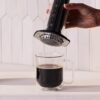 AeroPress Premium Coffee Press, Glass, Stainless Steel & Aluminum Coffee Maker, all-in-One French Press, Pour-Over & Espresso-Style manual brewer, 2 min brew for less bitterness, more flavor (Black)