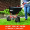 Agri-Fab 45-0614 Broadcast Spreader 130-lb Capacity Compatible with Ice Melt, Salt, Fertilizer, Seed Agri-Fab 45-0614 Broadcast Spreader 130-lb Capacity Compatible with Ice Melt, Salt, Fertilizer, Seed