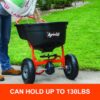 Agri-Fab 45-0614 Broadcast Spreader 130-lb Capacity Compatible with Ice Melt, Salt, Fertilizer, Seed Agri-Fab 45-0614 Broadcast Spreader 130-lb Capacity Compatible with Ice Melt, Salt, Fertilizer, Seed