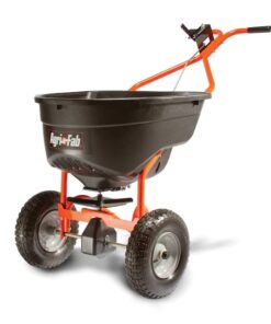 Agri-Fab 45-0614 Broadcast Spreader 130-lb Capacity Compatible with Ice Melt, Salt, Fertilizer, Seed