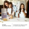 BLACK+DECKER Ice Cream Maker for Families & Kids – Make Protein, Keto & Dairy-Free Ice Cream, Gelato & Milkshakes at Home – Easy Creamy Pint Machine with Mix-Ins